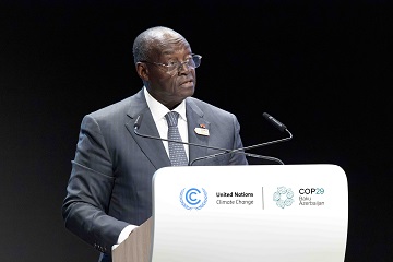 Côte d'Ivoire / COP 29 : Le Vice-Président de la République a pris part à l’ouverture du Sommet mondial sur le climat et au segment de haut niveau des Chefs d’État et de Gouvernement, à Bakou